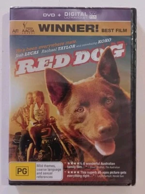 Red Dog DVD Brand New Region 4 Australian Family Movie Josh Lucas Free Postage - image 1 of 4