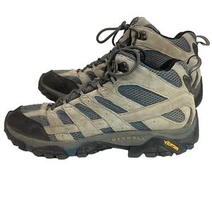 Merrell Moab 2 - Herren Gr. 11,5 - beige & blaue Wanderschuhe - J42485 - Bild 1 von 12