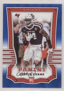 2017 Panini Rookies Blue Knight /99 Justin Evans #154 Rookie RC