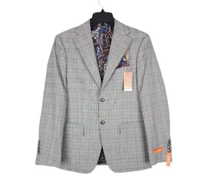 Tallia Men's Slim-Fit Wool Suit Separate Jacket Cream Brown B4HP $425 - Picture 1 of 18