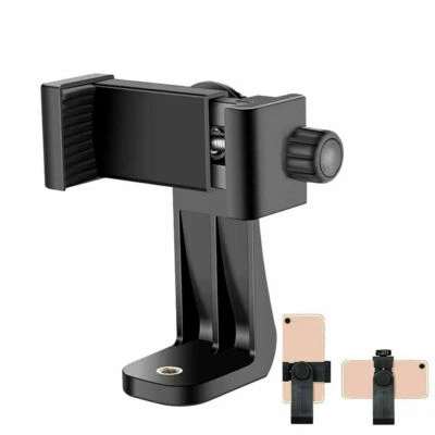 Universal Cell Mobile Phone Tripod Adapter Holder Mount Smartphone Adapter Clip - Image 1 of 4
