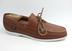 Rare Vintage Official Boy Scouts Of America Boat Shoes Loafers Men's Sz 10 M EUC - Picture 1 of 12
