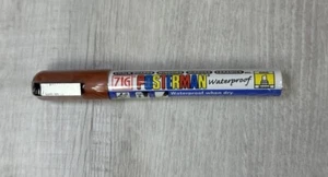 Zig Posterman Markers 060 Brown 6mm Broad Tip Waterproof Ink Chalkboard Window - Picture 1 of 8