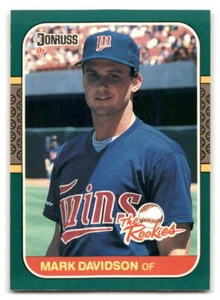 Mark Davidson 1987 Donruss The Rookies #22 Minnesota Twins BASEBALL - Picture 1 of 2