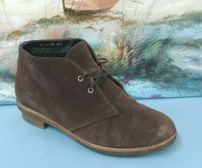 Botines para mujer Ros Hommerson marrón gamuza cuero talla 8W 183316 Foto 1 de 4