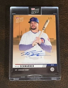 2019 TOPPS NOW #OD-310F KYLE Schwarzber Auto # 1/1 - Road to Opening Day - Foto 1 di 2