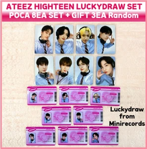 TARJETA FOTOGRÁFICA VERSIÓN ATEEZ HIGHTEEN 8EA + PVC POCA 3EA Aleatoria/Minirecords Will - Imagen 1 de 1