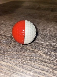 Vintage PING 4 Golf Ball Two Tone Red And White - Picture 1 of 3