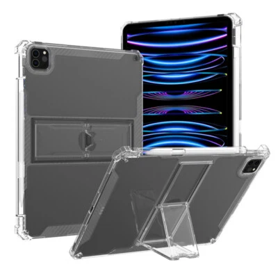 Funda Para iPad Pro 12.9"2018/2020/2021/2022 Antigolpes Soporte Transparente Cubierta Trasera Foto 1 de 4