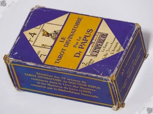 LE TAROT DIVINATOIRE PAR LE DR PAPUS CARTAS MAZO EDICIONES DUSSERRE SIN USAR - Imagen 1 de 1