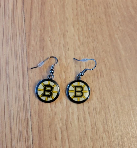 Boston Bruins NHL Earrings Cover