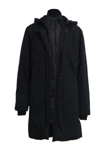 WITCHERY Navy Parka Jacket Long Sleeve Size 14 AU Winter Casual - Picture 1 of 7