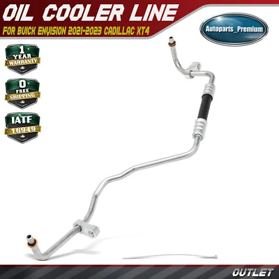Automatic Transmission Oil Cooler Hose for Buick Envision 2021-2023 Cadillac XT4 - Image 1 of 4