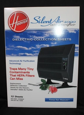 Purificador de Aire Hoover Silent Air 4000 DCS-4000 12 Hojas Colección Dieléctrica NUEVO Foto 1 de 4