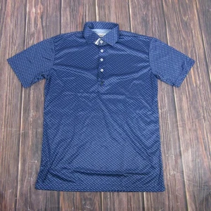 Collars & Co Poloshirt Herren Medium Navy Blau Dress Kragen Performance Golf - Bild 1 von 6