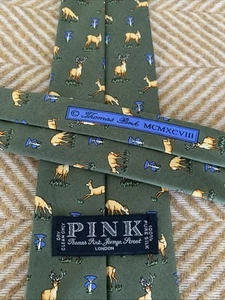 Thomas Pink Silk Tie - Picture 1 of 5