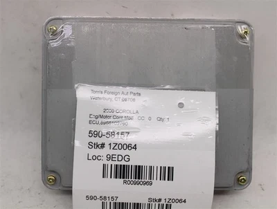 ECU ECM COMPUTER TOYOTA COROLLA 1999 2000 AUTO CALI 8966102790 990969 - Изображение 1 из 3