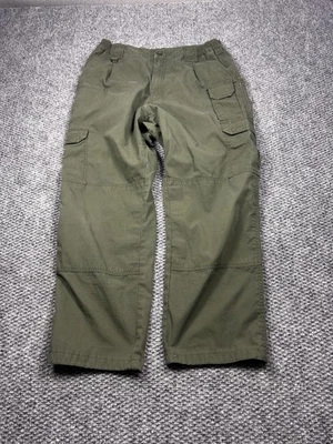 Pantalones tácticos 5.11 para hombre 34x32 verde carga ripstop aire libre senderismo ropa de trabajo Foto 1 de 4