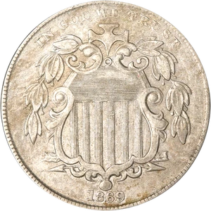 1869 Shield Nickel Great Deals From The Executive Coin Company - Picture 1 of 2