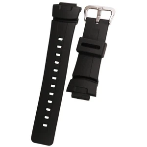 Bracelet de montre en uréthane CASIO G-SHOCK G-2110-1SJF noir boucle argentée authentique neuf  - Photo 1/1