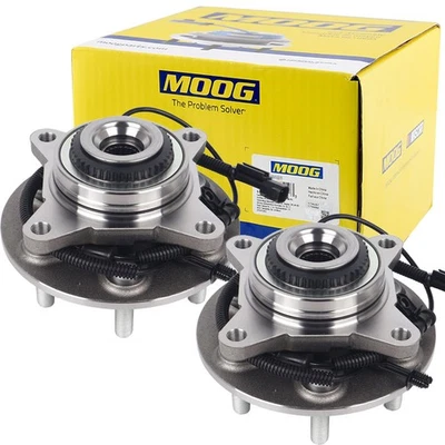 Pair MOOG Front Wheel Bearing Hub Assembly for Ford F-150 F150 2018 - 2020 4WD - Image 1 of 4