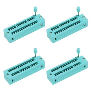 Universal IC Test ZIF Socket 28 Pin 2.54mm Pitch Narrow, 4 Pack - Zdjęcie 1 z 7