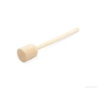 KERAZO Krautstampfer 40cm Ø5,0 cm für Gärtopf Kartoffelstampfer Holz: Buche