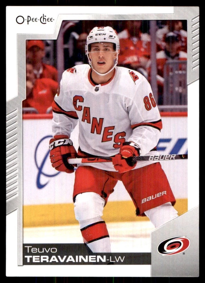 2020-21 O-Pee-Chee Teuvo Teravainen Carolina Hurricanes #408 - Image 1 of 2