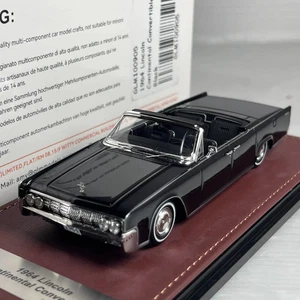 1964 Lincoln Continental Convertible Open Roof Black in 1:43 scale by GLM - Picture 1 of 6