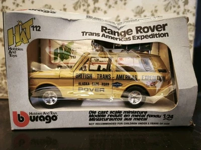 Range Rover Trans American Expedition Die Cast Burago - Immagine 1 di 4