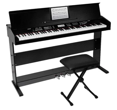 Piano digital Alesis Virtue, 88 teclas, usado, com banco!  - Imagem 1 de 2