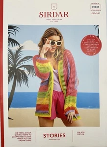 Sirdar Stories Crochet Pattern DK - 10685 Key West Cubrir - Imagen 1 de 6