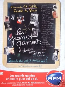 PUBLICITÉ RADIO RFM LES GRANDS GAMINS CHANTENT POUR SOL EN SI - Bild 1 von 1