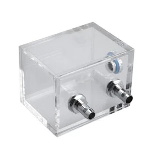 200ml Acrylic Water Tank Cooler G1/4 2 Thread Computer Water Cooled Reservoir - Photo 1/9