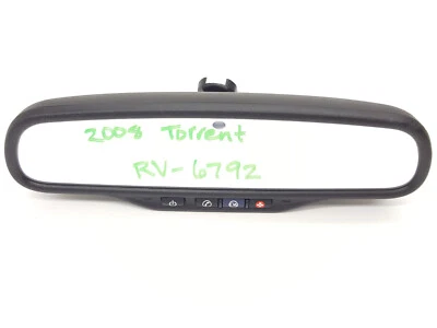 2003-09 Equinox CTS Torrent OEM Rear View Mirror Onstar Auto Dim 025898 6792 - Image 1 of 4