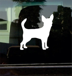 CHIHUAHUA (DOG, CANINE, PET, ANIMAL) VINYL STICKER FOR CAR, LAPTOP & MORE - Bild 1 von 2