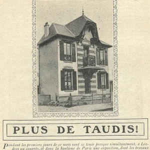 Plus de taudis ! - - Article de presse 1907 - Picture 1 of 4