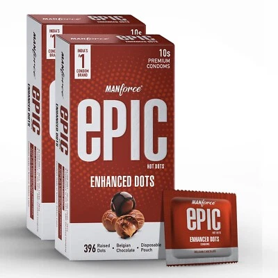 Manforce Epic Hot Dots Pack, 10s (Pack de 2) Foto 1 de 4