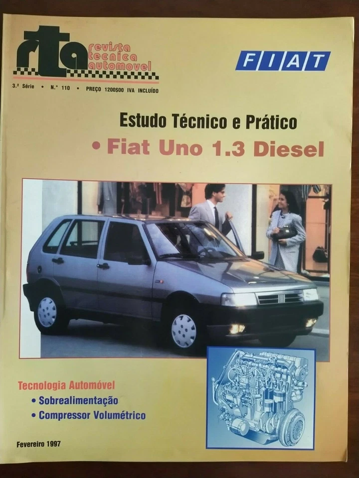 RTA REVISTA TÉCNICA DEL AUTOMOVIL 1997 FIAT UNO 1.3 DIESEL - Imagen 1 de 1