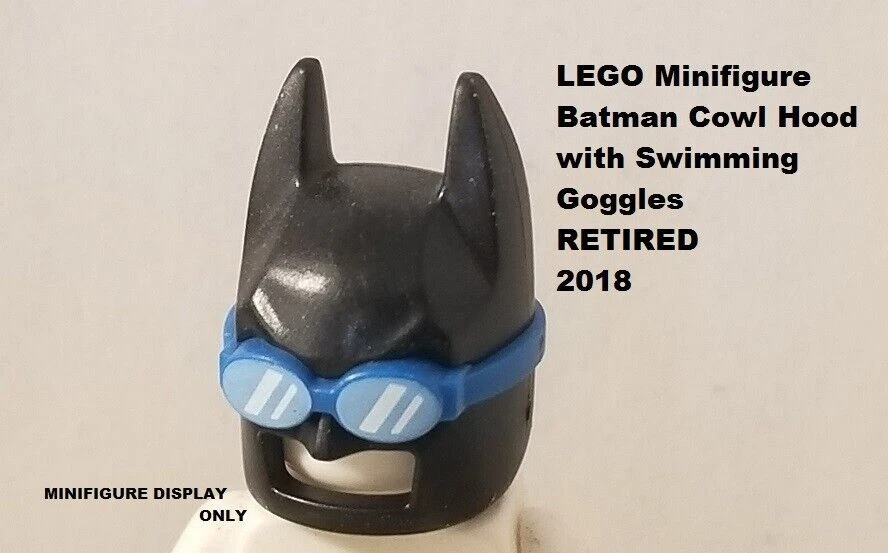 LEGO Minifigure Batman Cowl Hood with Googles Swimmer Swimming Hero DC Comic - Image 1 of 1