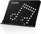 CAHAYA Desktop Sheet Music Stand Metal Angle Adjustable Tabletop Book Reading