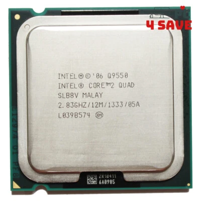 Intel Core 2 Quad Q9550 2.83GHz LGA775 Desktop CPU Processor SLAN4 SLAWQ SLB8V - Image 1 of 2