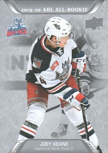 2020-21 Upper Deck AHL Hockey # 206 Joey Keane ART