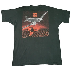 Vintage C-47 Transport Blackbird T Shirt XXL 90s McDonnell Douglas DC-3 Aircraft - Picture 1 of 18