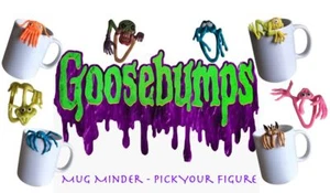 Goosebumps Tombola Egg Pocket Monster Figures Mug Minder Vintage Retro Toy - Picture 1 of 51
