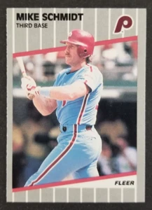 Mike Schmidt 1989 Fleer Baseball Card #582 (NM) - Picture 1 of 2