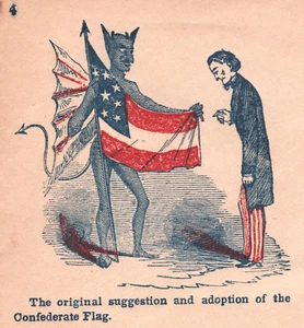 USA CIVIL WAR Cover Illustrated *CSA FLAG* DEVIL (#4) Comic PPROPAGANDA XU69 - Picture 1 of 17