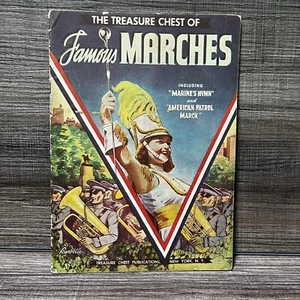 1943 Die Schatztruhe berühmter Märsche Liederbuch mit Noten 40 Seiten - Bild 1 von 5