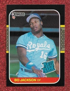 1987 DONRUSS RATED ROOKIE #35 BO JACKSON NR-MINT RC ROYALS 2-SPORT ICON (G) - Picture 1 of 1