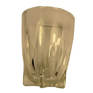 Federal Glass Star Sun Shot Glass Clear Cut Glass Jigger - Picture 1 of 6